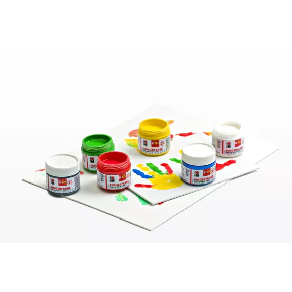 Marabu KiDS ujjfesték szett - 6 x 100 ml