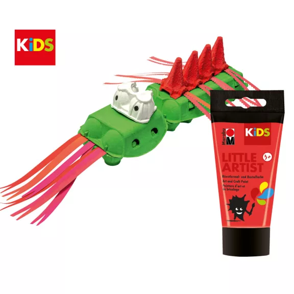 Marabu KiDS Little Artist gyerekfesték - piros 232, 75ml