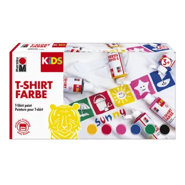 Marabu KiDS pólófestő szett gyerekeknek - 6 x 80 ml