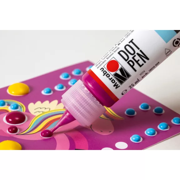 Marabu Kids Dot Pen pontozó festék szett - "Unicorn"