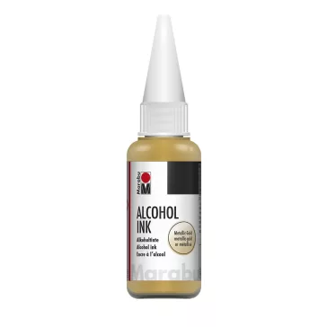 Marabu Alcohol Ink - metál-arany 784, 20 ml