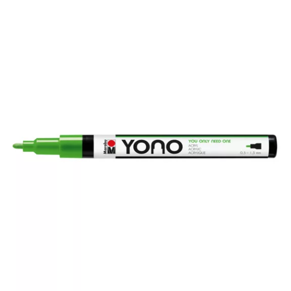 Marabu YONO Marker akrilfilc - rezedazöld 061, 0,5-1,5 mm