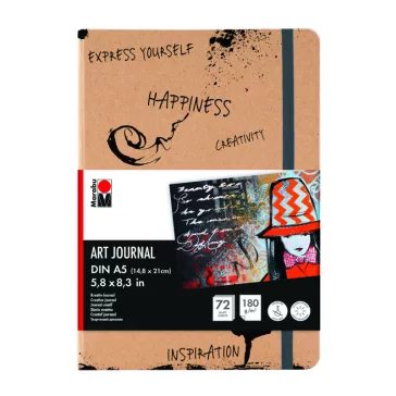   Marabu Art Journal művésznapló - A5 (145 x 210 mm), 72 lap