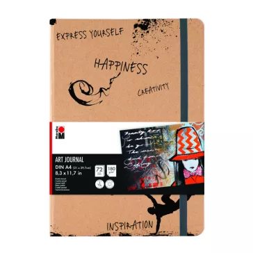   Marabu Art Journal művésznapló - A4 (210 x 297 mm), 72 lap