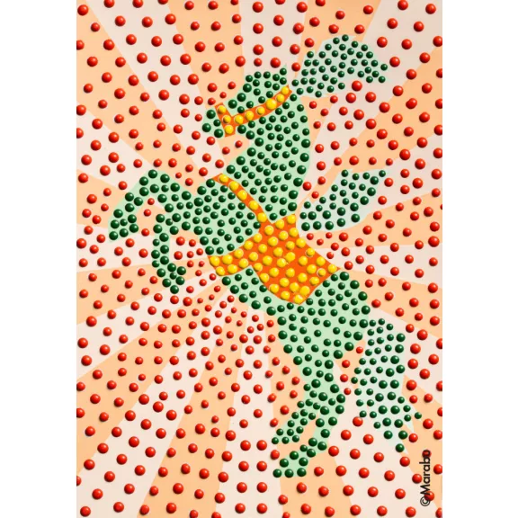 Marabu Dot Pen pontozó festék szett - "Fairytale Circus", 9 részes