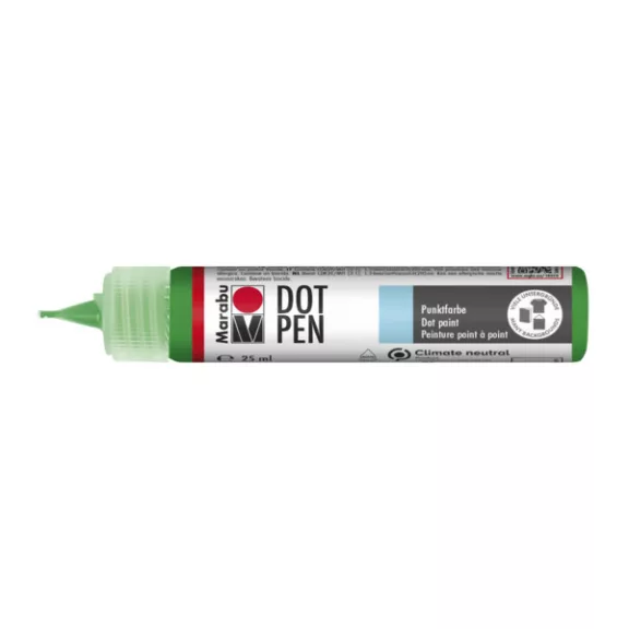 Marabu Dot Pen pontozó festék - sárgászöld 066, 25 ml