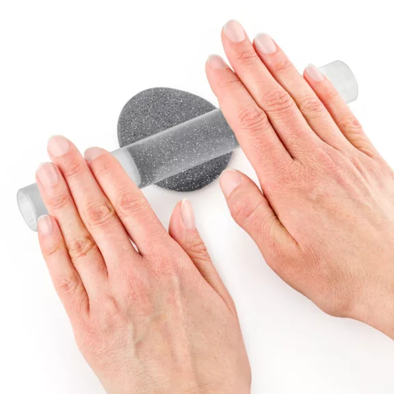 FIMO Effect süthető gyurma - kőhatású fehér gránit, 57 g