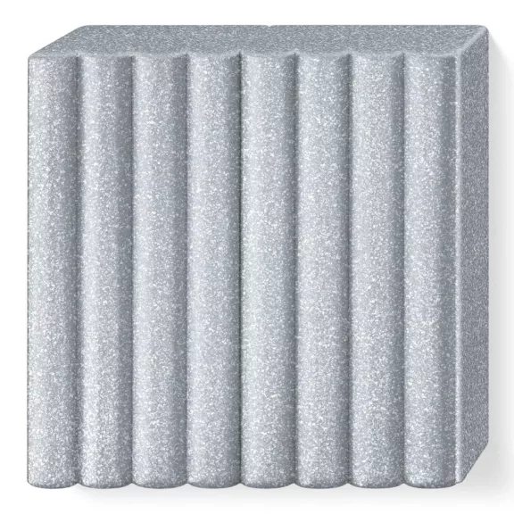 FIMO Effect süthető gyurma - csillámos ezüst, 57 g