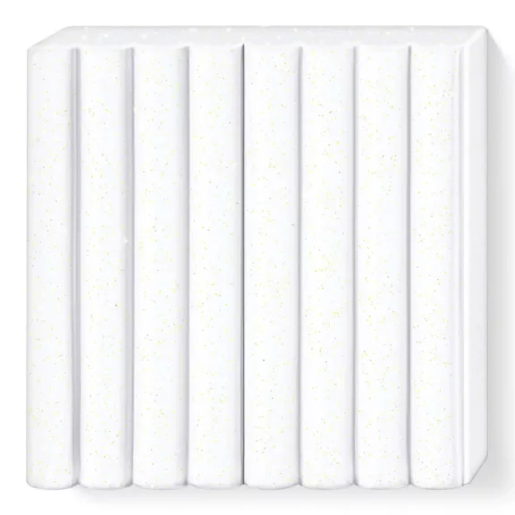 FIMO Kids süthető gyurma - csillámos fehér, 42 g