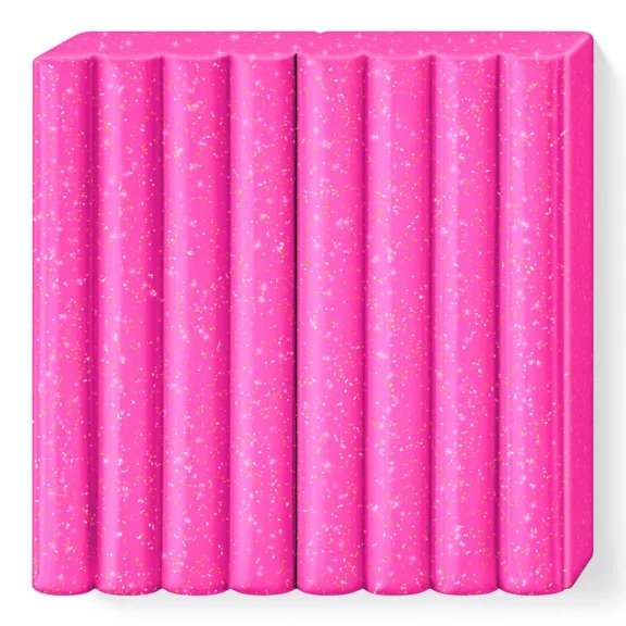 FIMO Kids süthető gyurma - csillámos pink, 42 g