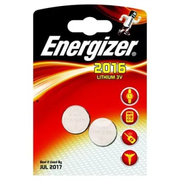 ENERGIZER elem, 2 db - CR2016 gombelem