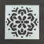 Festősablon (stencil) - Flóra, virág mandala minta