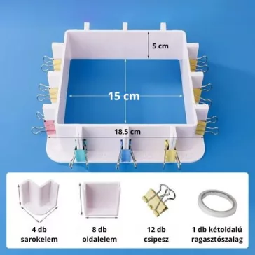   Let's Resin állítható öntőforma keret - önthető szilikonhoz