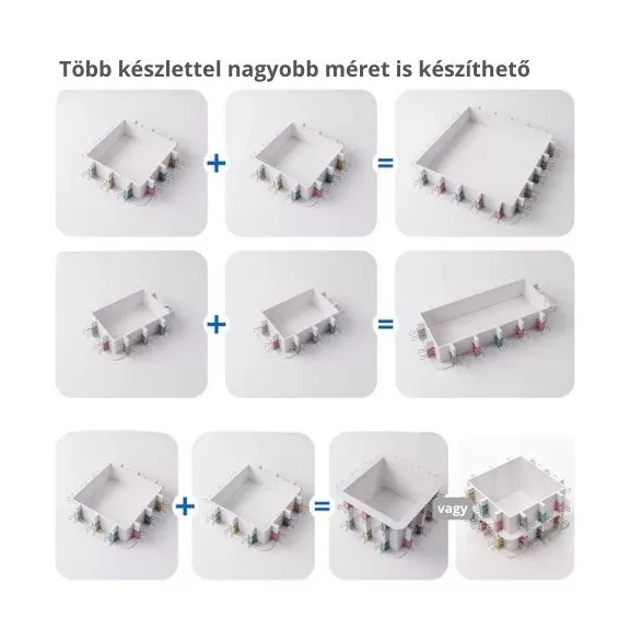 Let's Resin állítható öntőforma keret - önthető szilikonhoz