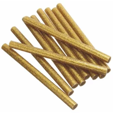 Ragasztópisztoly stick, 11 x 200 mm, 3 db - arany