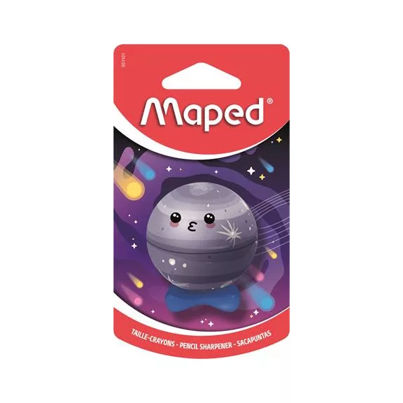 MAPED Planet hegyező, egylyukú, tartályos - bolygók, vegyes minták
