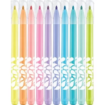   MAPED Color Peps Pastel filctoll készlet, 2,8 mm, kimosható - 10 db-os, pasztell szín