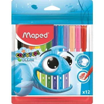   MAPED Color Peps Ocean filctoll készlet, 2 mm, kimosható - 12 db-os