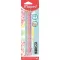 MAPED Black Peps Pastel grafitceruza radírral, háromszögletű - 1 db, HB, vegyes pasztell színek