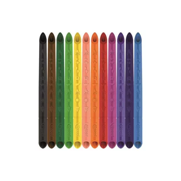MAPED Color Peps INFINITY színes ceruza készlet, háromszögletű - 12 db-os