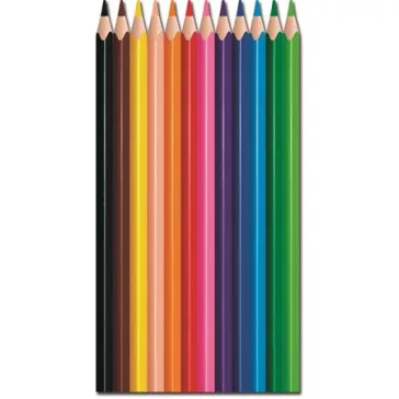   MAPED Color Peps Strong színes ceruza készlet, háromszögletű - 12 db-os