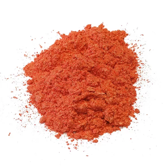 Gyöngyház hatású mica pigment por - korall, 10g