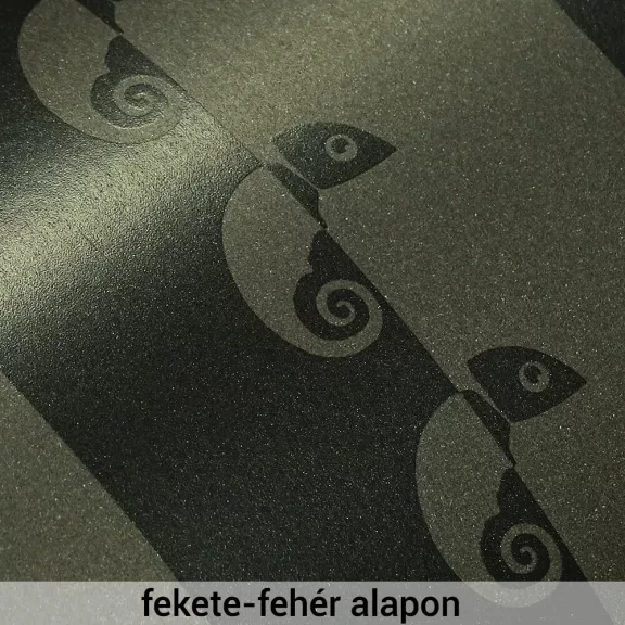 Gyöngyház hatású mica pigment por - fekete, 3g