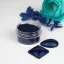 Gyöngyház hatású mica pigment por - éjkék, 45g