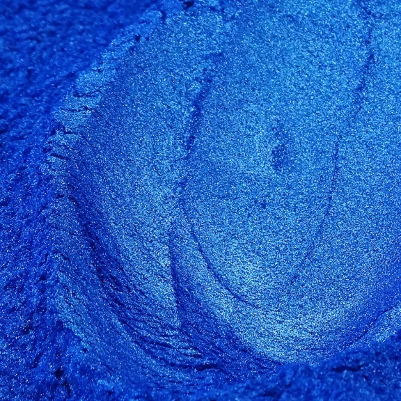 Gyöngyház hatású mica pigment por - királykék, 3g