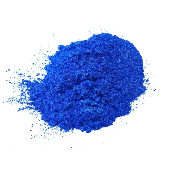 Gyöngyház hatású mica pigment por - királykék, 45g