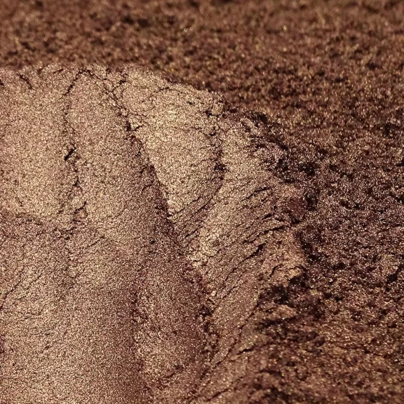 Gyöngyház hatású mica pigment por - rubinbarna, 3g