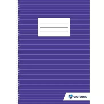 Spirálfüzet, A4, vonalas, 70 lap