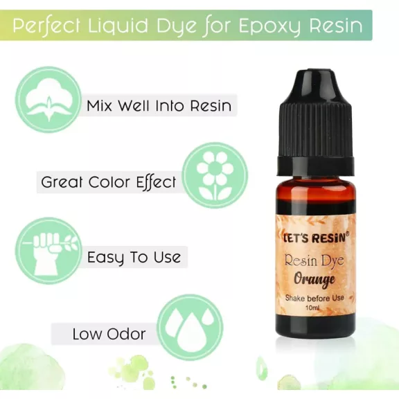 Let's Resin áttetsző gyantafesték - lila, 10 ml