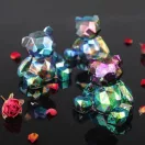 Let's Resin kaméleon effekt pehely - barna-sárga, Luxury Edition