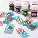 Let's Resin irizáló csillámpehely szett - 12 x 10g
