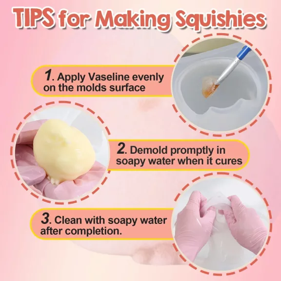 Let's Resin csibe squishy szilikon öntőforma