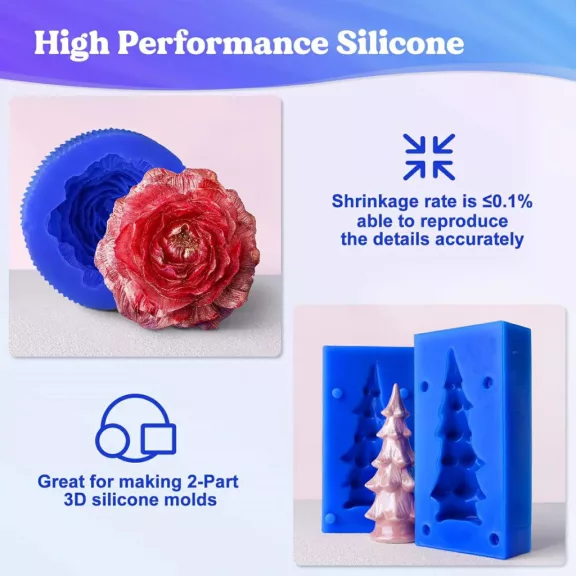 Let's Resin önthető kétkomponensű szilikon - 30A, 600 g