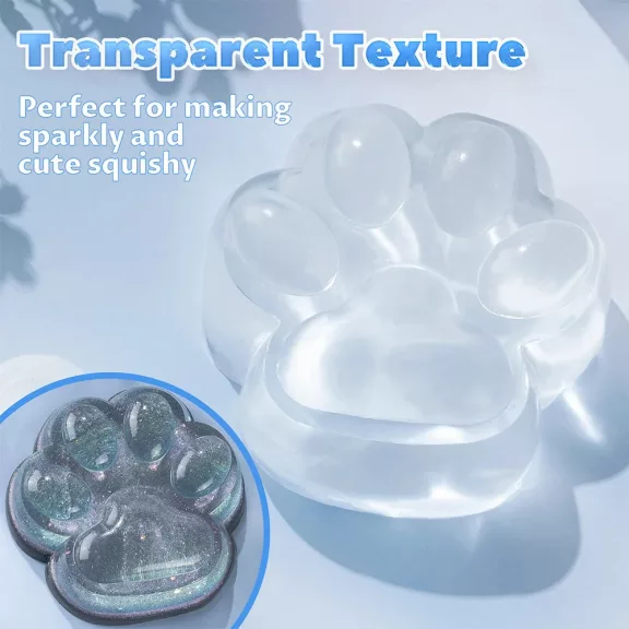 Let's Resin Squishy öntőanyag - víztiszta, 800 g