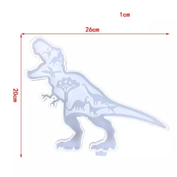 Szilikon öntőforma - t-rex
