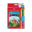 FABER-CASTELL Classic színes ceruza készlet, hatszögletű - 12+3 db