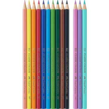   FABER-CASTELL színes ceruza készlet, hatszögletű - 10+3 db-os, unikornis