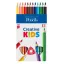 ICO Creative Kids színes ceruza készlet, háromszögletű, vastag - 12 db
