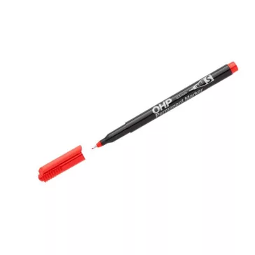ICO alkoholos marker, 1-1,5 mm - piros, S