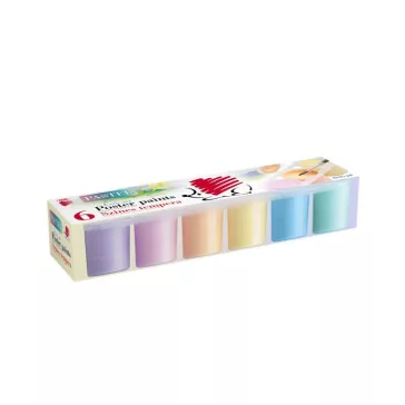 ICO Süni tempera készlet - 6 db TÉGELYES, pasztell