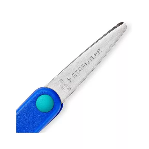 STAEDTLER Noris 965 iskolai olló, 14 cm, kék - balkezes