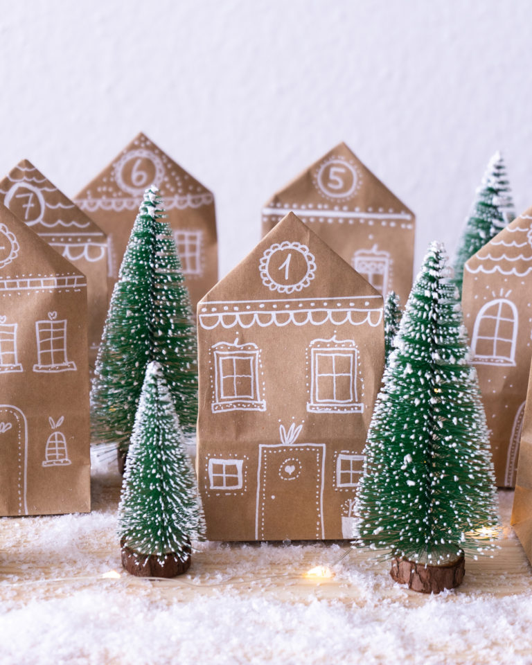 Adventi naptár papírzacskóból, Marabu Deco Painterrel