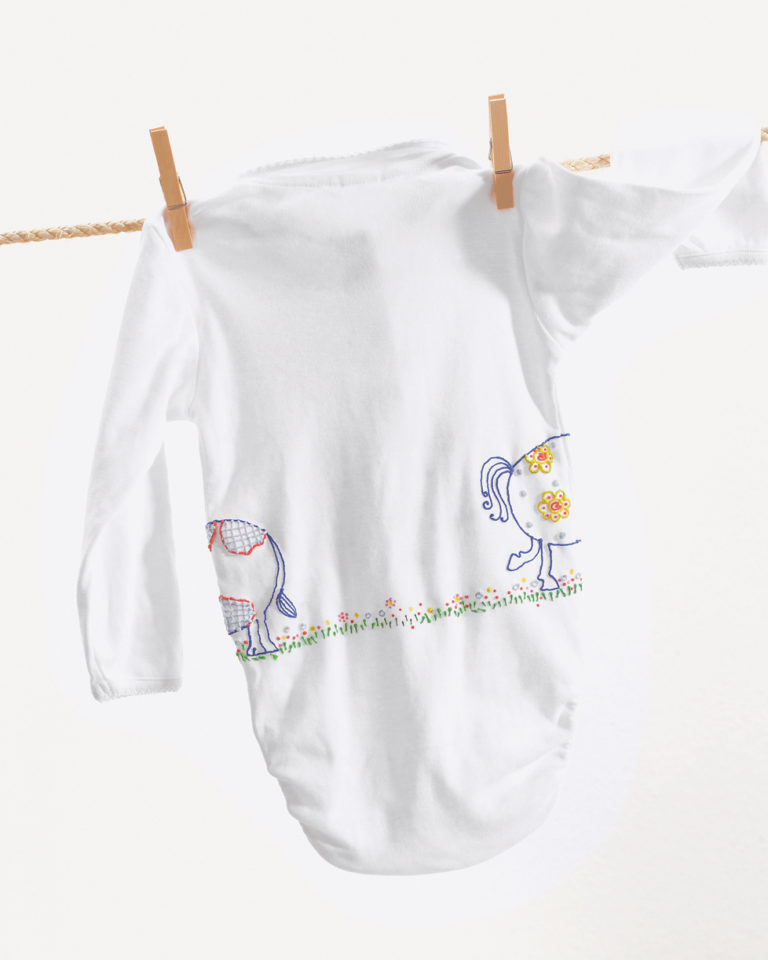 Baby body lovas motívummal
