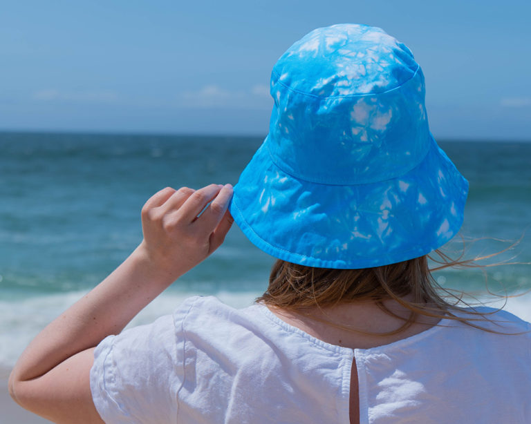 Batikolt bucket hat Marabu Easy Color festékkel
