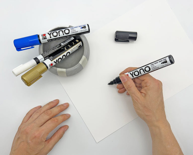 A YONO marker felrázása és bepumpálása