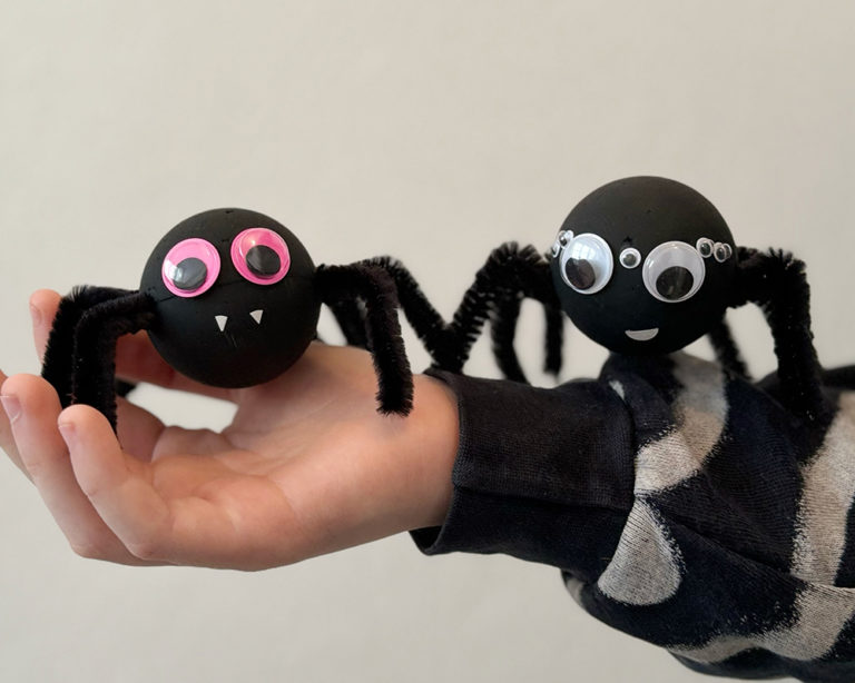 Ijesztő kis pókok Marabu KiDS Little Artist festékkel